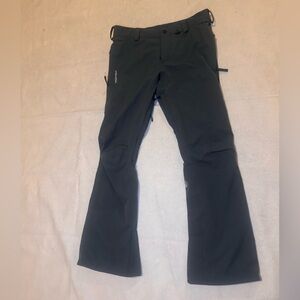 Volcom Women’s Circle Snow Pant Dark Gray / Slate Blue Size Large - EUC